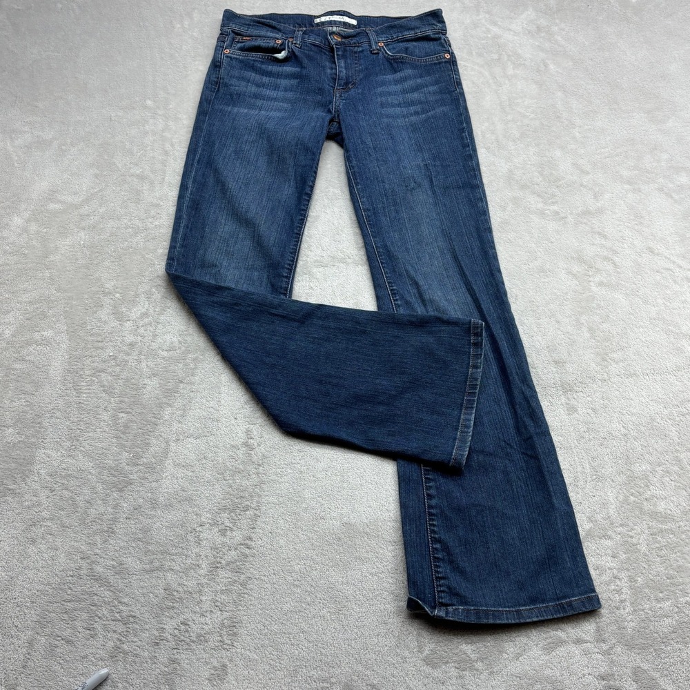 Joe's Jeans Provocateur Jeans Women 26 Blue Bootcut Dark Wash Stretch Y2K Denim